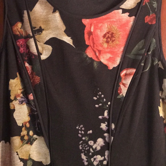 Jessica Simpson Black Floral Dress - Picture 2 of 3